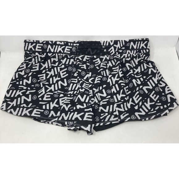 NIKE $52 ‎ Women's Dri-FIT One 2-in-1 Mid-Rise Shorts  Black NWT XXL DX0090-025 - Picture 8 of 10